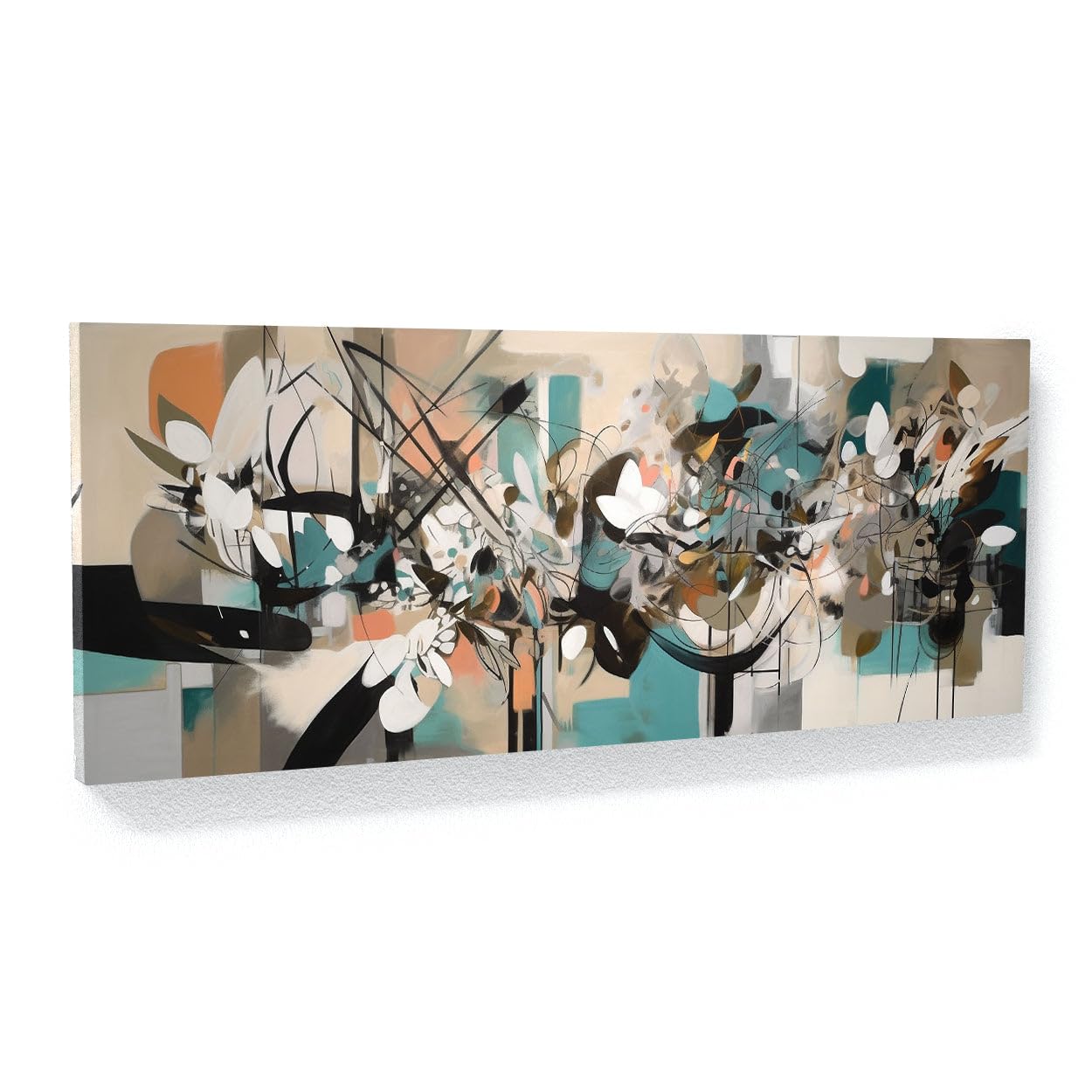 Amazon.co.jp : Sense Canvas Mid Century Abstract 46 キャンバス